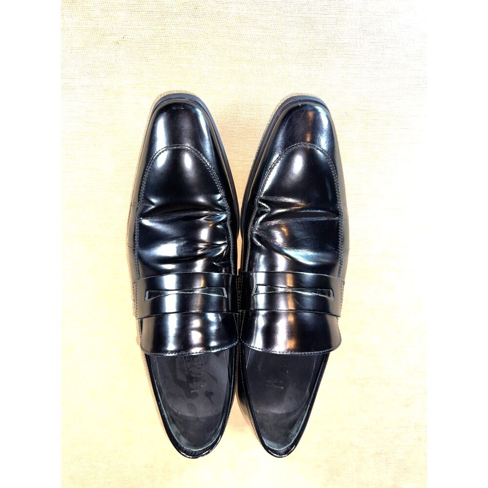 Versace Collection Patent Leather Men's Dress Shoes, Size Eu 45